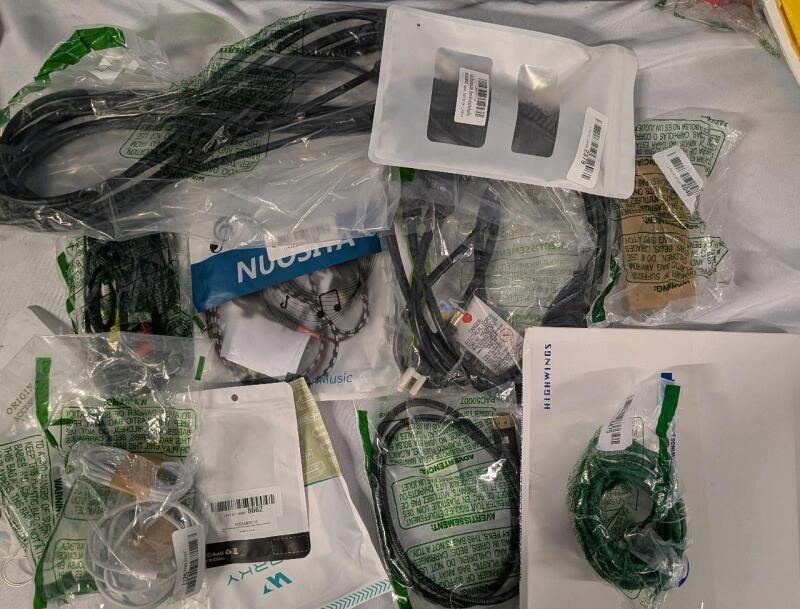 10+ New Assorted Cables and Adapters