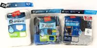 9 New Pairs Size Small BOYS (6-8) HANES Briefs & Boxer Briefs + 2 New Size Small Men's Cool Comfort Boxer Briefs