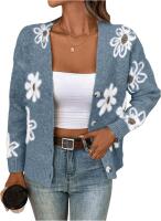 New Size XXL Women's Adorable Super Soft Knitted Daisy Cardigan