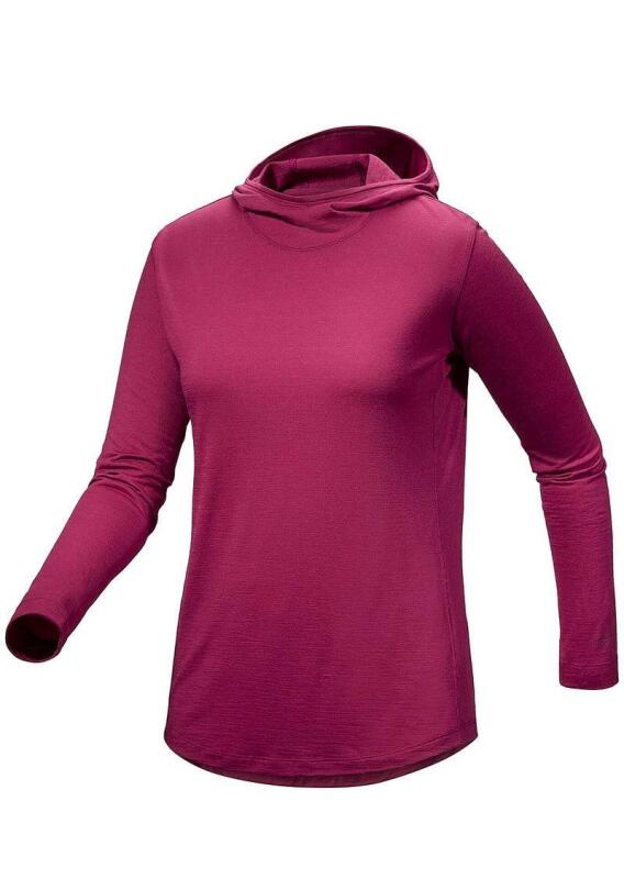 New Size Small Women's ARC'TERYX Lana Merino Wool Hoody in Amaranthus, X009906921 | Retails for $140!