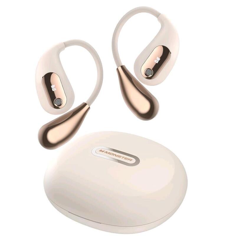 As New Monster Open Ear AC210 Headphones, Advanced Audio with Bluetooth 5.4