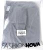 New Size Small Women's FASHION NOVA Take My Number Double Waistband Trouser, Grey - 2