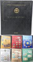 Vintage Arch Mason POSTAL COMMEMORATIVE SOCIETY World of Stamps, 16 Pages, Some Stamps Detached From Pages