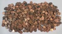 5+lbs USA One Cent Pennies . Various Years & Condition