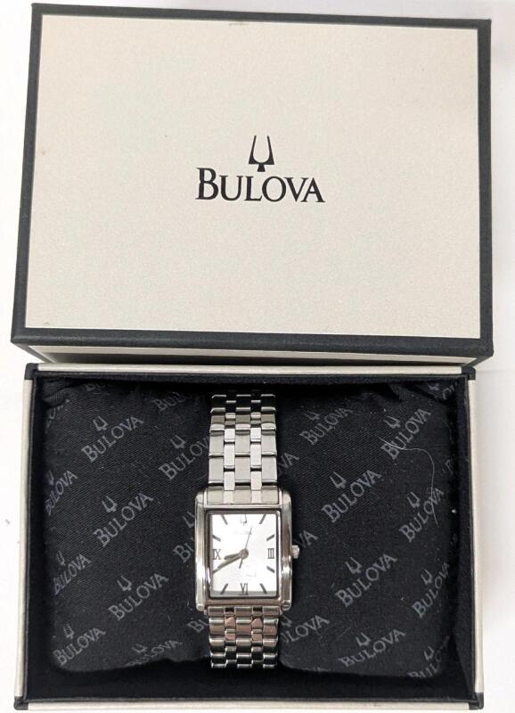 Gorgeous BULOVA Ladies Sutton Watch C8638910 15053563 With Original Packaging, Pillow & Warranty Card (Working)