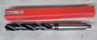 As New Clarkson-Osborn 1-1/8 ANSI HSS TAPER SHANK DRILL BIT DR30108 - 13" Long & 1.25" diameter
