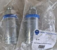 2 New QTP Quality Tractor Parts Inc. Quick Release Couplings 6116 - 300 3000 M22 Retail Value is $120