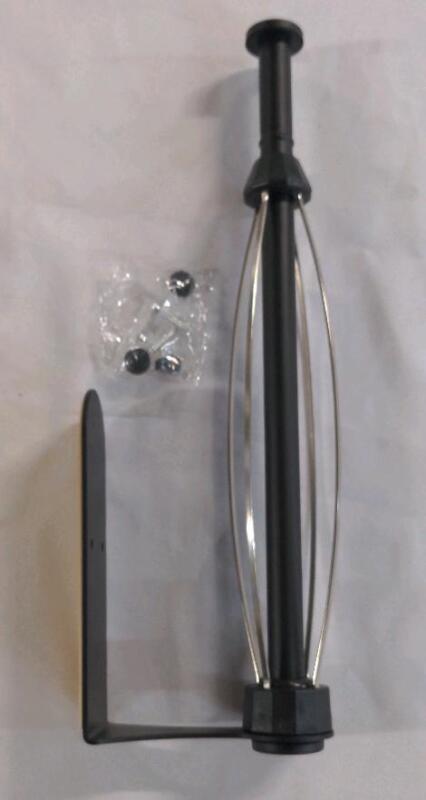 Wall Mountable Paper Towel Holder w/ screws and adhesive base