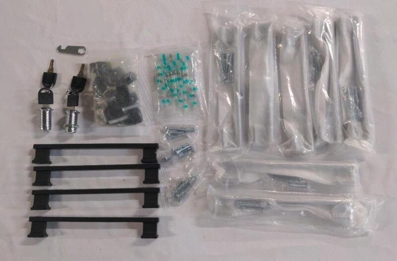 Assorted Cabinet Pull Handles, w/ Cam latch locks