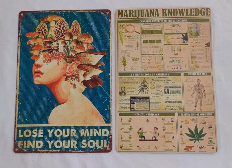 2 New Magic Mushrooms and Marijuana Knowledge Signs