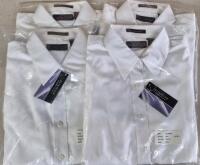 4 New sz Medium Women's Ultra Club Dress Shirt Style 8381