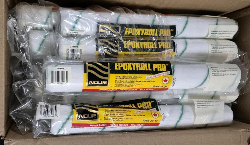 20 New Nour Epoxyroll Pro 18" Roller Refill . EPOXYROLL PRO rollers are designed specifically for the application of epoxy coatings, urethanes, and adhesives