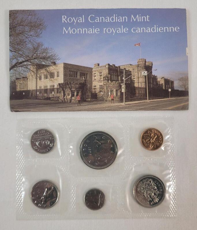 1977 Canadian Uncirculated Coin Set , Sealed