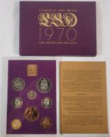 1970 Great Britain and Northern Ireland Uncirculated Coin Set in Case .