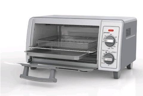 As New in Box BLACK+DECKER 4-Slice Toaster Oven, Test for Power, Retails for $29.99