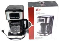 MASTER CHEF 12-Cup Coffee Maker With Touchscreen, 1-Hour Keep Warm Function, Dishwasher Safe Carafe & Funnel, Programmable Timer, Retails $29.99