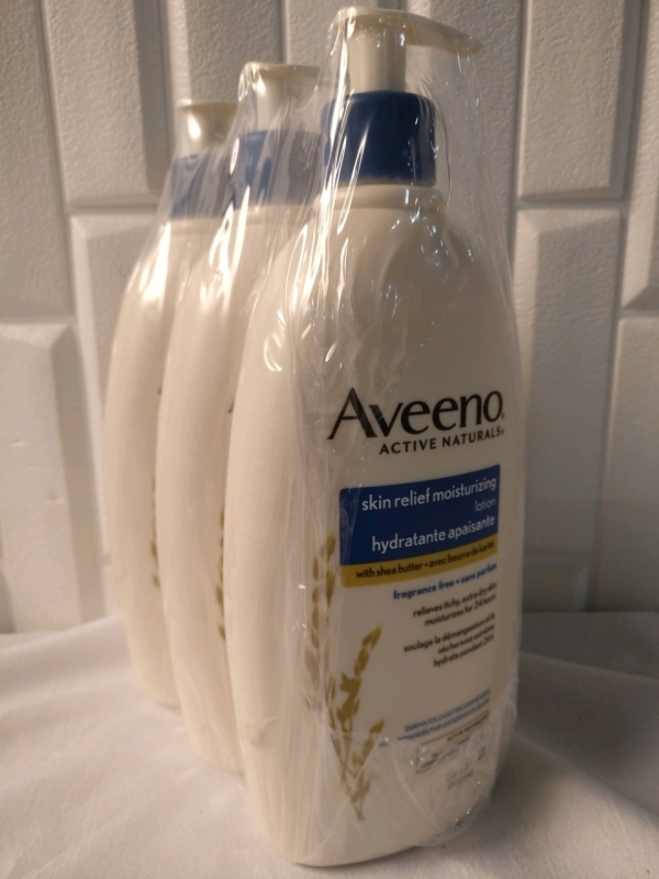 3 New Aveeno Skin Relief Moisturizing Lotion 532ml