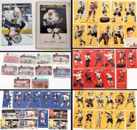 59 Vintage NHL Hockey Trading Cards, Don Russ, Parkhurst, Score incl 1991 Ken Hodge Rookie Card & 1996 Gretzky