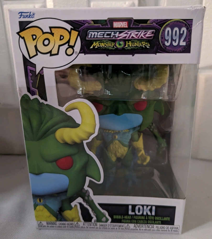 New Funko Pop 992 Marvel Mechstrike Monster Hunters Loki