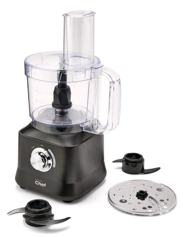 As New MASTER Chef 2-Speed Electric Food Processor with Pulse Function Model # 043-0317-6 Retails for $69