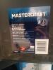 Three (3) New Mastercraft Heavy Duty Stackable Storage Box with Lid, 70-L, Black/Blue . 400lb max. load . Retail $66 - 3