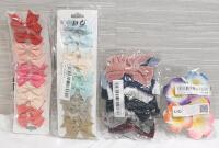 Lot of Colored Bows & Flowers