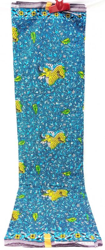 New African Ghana GRP Ankara Guaranteed Wax Printed Fabric, 466708, 45" Wide, Unknown Length, Feels Like Cotton, Brifgt & Colorful!