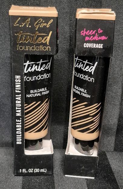 2 New L.A. Girl Tinted Foundation - Warm Sand GLM760