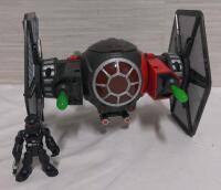 Star Wars The Force Awakens Galactic Heroes First Order Special Forces TIE Fighter w/ Pilot figure