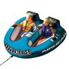 As New Airhead Mach 2 Inflatable Water Boating 2-Rider Towable Tube, Blue Retails for $269 [48 Hour R&T Warranty, See Description] - 3