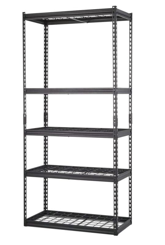 As New Master Craft Metal Wire Shelf. 36" by 18" by 78" Retails $180