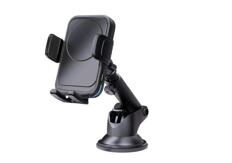 As-New Bluehive 15W 3-in-1 Window/Dash Wireless Charging Mount, Black, Retails $52.99