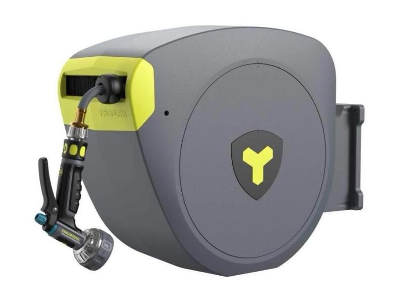 As-New Yardworks Proflex Auto Retractable Hose Reel, 120&rsquo; Hose - Retails for $249.99