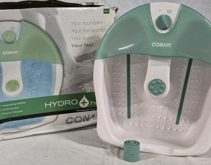 Conair Hydro Heal Therapeutic Foot Jacuzzi - Powers Up