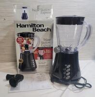 Hamilton Beach Wave Station Express Dispensing 3 Setting Blender . 48oz. Capacity . Tested Working , Minimal Use