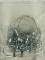 10 Trailer Pin Lanyards; 2&rdquo; Bar, 10&rdquo; Lanyard Chain