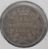 1899 - 1902 Canadian Silver 10 Cent Dimes . 1899 , 1900 & 1902 . Three (3) Coins - 3
