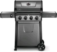 New Napoleon Rebel 4 Propane Gas BBQ Grill with 4 Burners, Graphite Gray | Requires Assembly, All Components Included, Includes Instruction Manuals, Retails for $649