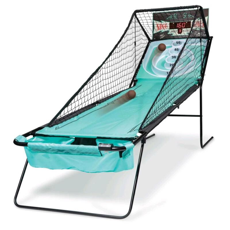 As-New SKEE-BALL Folding Ball Toss Bullseye Arcade Game with Electronic Scoreboard & 4 Balls, 93.8" &times; 26" &times; 46.22" Tall, Similar Products Retail $150 [48 Hour R&T Warranty, See Description]