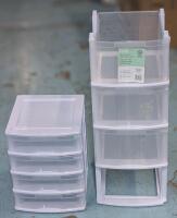 [Broken Side, Missing Drawer] New Type-A 8-Drawer Storage Unit, Retails $60 New