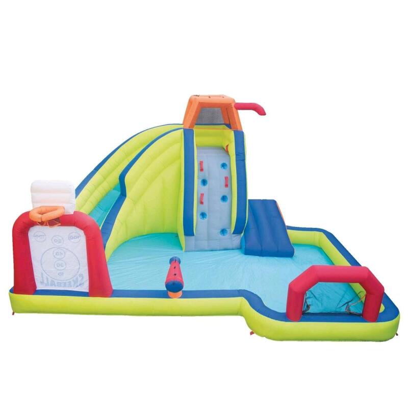 [Minimal Use] BANZAI Arcade Outdoor Inflatable Splash Water Park & Sports Centre Combo. Retails for $800