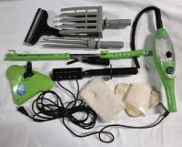 Steam Mop x5 Steam Cleaner with Attachments Powers Up