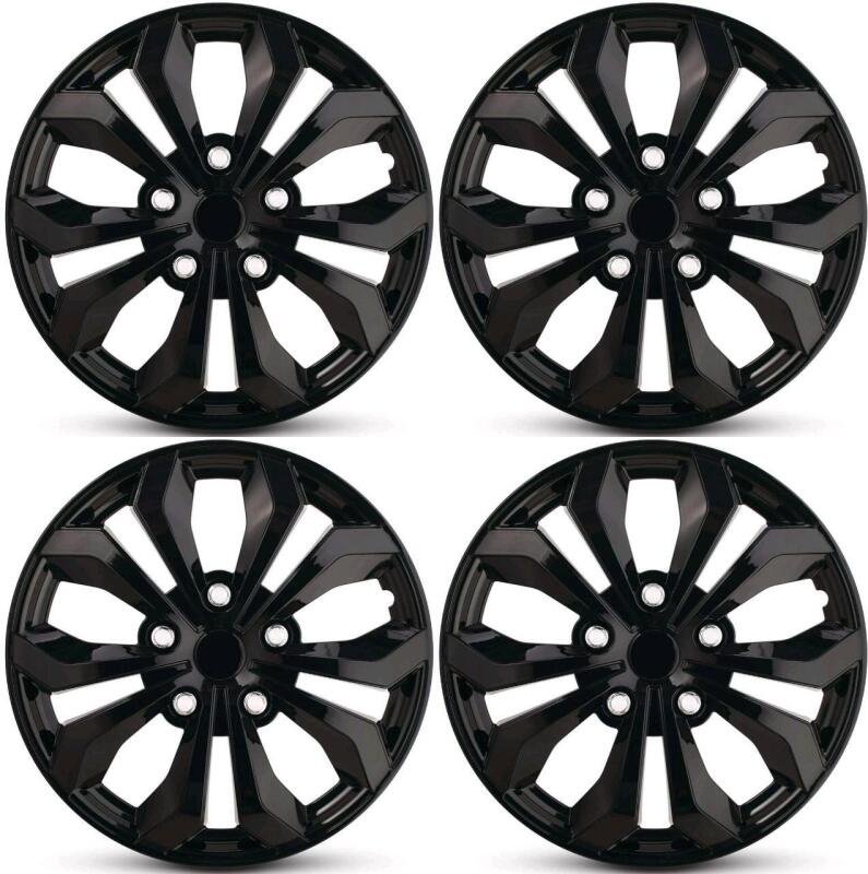 New AUTOTRENDS 4-Pack 17" Wheel Covers, Fits 17" (43.2cm) Steel Rims Only, Retails $99.99