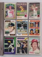 1972 - 1992 O Pee Chee MLB Baseball Trading Card Singles , 108 Trading Cards .