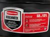 New RUBBERMAID Roughneck Plastic Circular Wheeled Garbage Can with Handle, Black - Retails $44.99 With Lid (Lid Not Included In Lot) - 2
