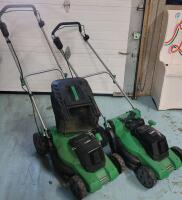 As Is - Certified Cordless 2&times;20V Max Lawnmower &times;2 w/Two (2) Batteries (NO Charger) . Lawnmowers Tested NOT Working . Batteries Do Have a Charge .