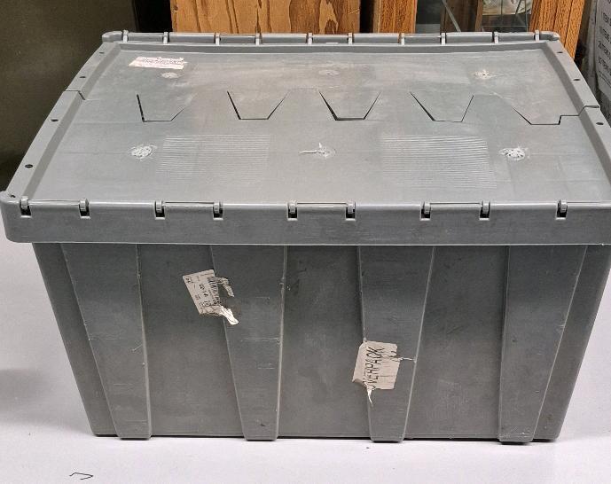 Hard Plastic Storage Bin 24" x 20 x 12"H