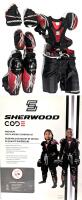 [Light Wear] Size Large, Ages 7-9 Unisex Kids (Up to 3'10" + 4'4" Tall) SHERWOOD CODE Premium Youth Hockey Starter Kit, Retails $129 New