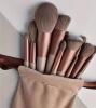 13pcs Luxurious Makeup Brush Set | Soft Synthetic Bristles, Unscented, Polyester Bristles, Includes Travel Bag Stock photos added approximately 5.7-7.2 inch