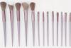 13pcs Luxurious Makeup Brush Set | Soft Synthetic Bristles, Unscented, Polyester Bristles, Includes Travel Bag Stock photos added approximately 5.7-7.2 inch - 4